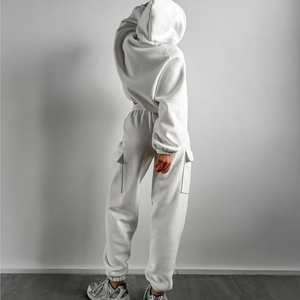 เสื้อฮู้ดดี้ผ้าหนา 500 กรัม สั่งทำพิเศษ พร้อมโลโก้ ชุดวอร์มผ้าฝ้ายนุ่ม ทรงโอเวอร์ไซส์ สำหรับผู้ชาย - Product Image 2