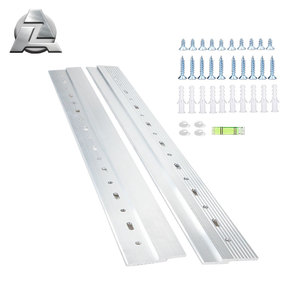 Taquet français en <span class=keywords><strong>m</strong></span>étal de 1 à 7/8 pouces de largeur Clip en Z pour cadre photo mural avec trous - Product Image 1