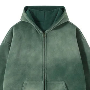 เสื้อฮู้ดผู้ชาย6ตัวผ้าซักกรดไซส์พิเศษ, เสื้อฮู้ดผ้าฝ้ายผสม - Product Image 2