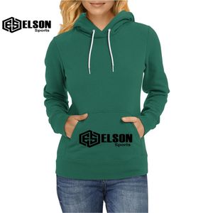 Nueva llegada personalizada mujeres sudaderas con capucha polar sudadera de gran tamaño gota hombro manga larga entrenamiento atlético - Product Image 1