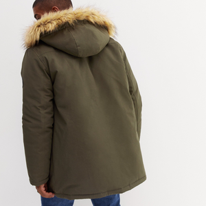 Veste parka d'hiver pour homme, respirante, imperméable, design décontracté personnalisable, taille plus, doudoune d'extérieur longue et chaude à capuche - Product Image 4