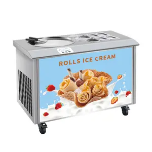 CE approved commercial thai rolled ice cream machine rolled ice cream machine commercial fried ice cream machine pricefor sale