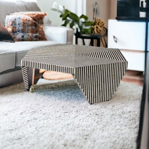 Mesa de Centro con Incrustaciones de Hueso, Muebles Hechos a Mano de Calidad de Exportación al Por Mayor - Product Image 4