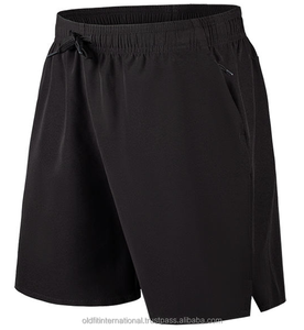 Pantalones cortos de entrenamiento de gran tamaño de Color sólido con logotipo personalizado para hombre, pantalones cortos atléticos de Old-Fit International, venta al por mayor, 2025 - Product Image 4