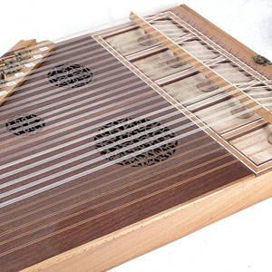 Qanun égyptien professionnel à 75 cordes Gawharet El Fan - Zithère orientale en bois d'acajou - Product Image 6
