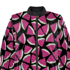 Veste bomber en satin vintage surdimensionnée en gros pour femmes, fermeture éclair, vêtements d'hiver, vestes bomber en satin pour femmes - Product Image 4