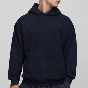 Moda al por mayor personalizado cara diseño hombres sudaderas con capucha transpirable ecológico otoño Streetwear Casual impreso alta 100% algodón - Product Image 1