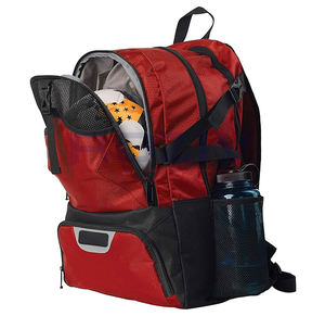 Sac de sport en polyester sur mesure pour les jeunes, nouveau style, fermeture éclair et fermoir, compartiment pour ballon, sac à dos de football - Product Image 3