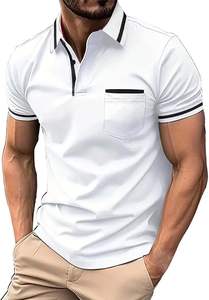 เสื้อเชิ้ตผู้ชายผ้าเจอร์ซีย์เนื้อแน่นคุณภาพสูง 240 กรัม โพลีเอสเตอร์/คอตตอน สำหรับธุรกิจและลำลอง สั่งตัดได้ - Product Image 3