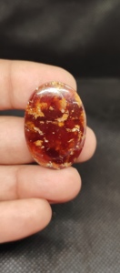 Granate Hessonita Natural de Calidad, Corte Cabujón Plano en Forma de Pera, Color Marrón, Piedra Preciosa Suelta al por Mayor Directamente del Fabricante, Compre Ahora - Product Image 2