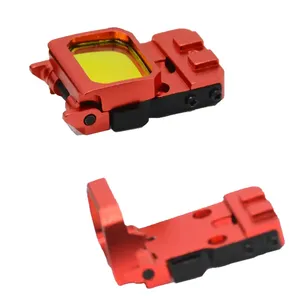 Lunette de visée à point rouge pliable, lentille réflexe en métal, antichoc - Product Image 5
