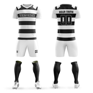 Impression personnalisée gratuite Nouveau modèle de maillots de football Designs Cheap France Football Wear Uniform - Product Image 4