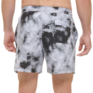 กางเกงขาสั้นบอร์ดพรีเมี่ยมของผู้ชายชุดชายหาดฤดูร้อนแห้งเร็วมีกระเป๋าพิมพ์ลายซับลิเมต - Product Image 6