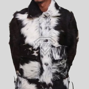 Veste en cuir de vache personnalisée pour hommes 2025 Vêtements d'extérieur d'hiver respirants et lourds Veste en cuir de vache originale High Street - Product Image 3