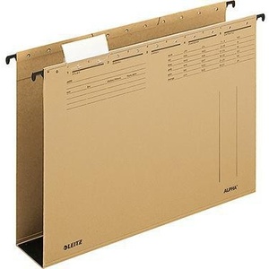 Porte-documents suspendu en carton brun naturel recyclé - Leitz ALPHA - Product Image 1