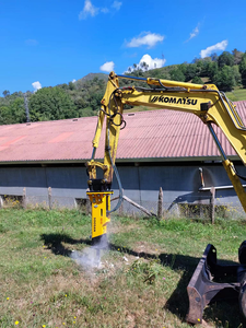 SB 45 Box Type Hydraulic Breaker with Chisel Motor for Backhoe Loaders Mini Excavators Skid Steer Attachments Bob <b>Cat</b> 7-14T - Product Image 2