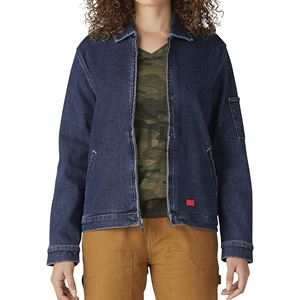 Vestes en jean élégantes pour femmes Veste en jean coupe ajustée conçue pour un look élégant de tous les jours et de la nuit Vestes pour femmes personnalisées - Product Image 6