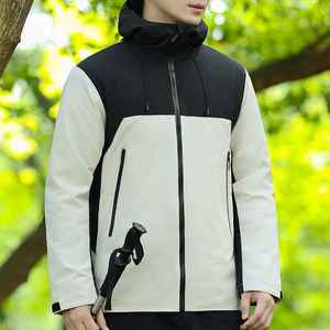 Veste d'extérieur à capuche pour homme, coupe-vent, imperméable, veste softshell pour homme, randonnée, hiver et voyage - Product Image 3