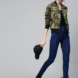 Chaqueta de bombardero de mujer de talla adulta cálida de invierno de manga larga gran oferta chaqueta de bombardero de mujer de diseño OEM personalizado - Product Image 4