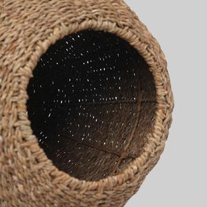 Handmade Wicker Natural Seagrass Round Pet House Sustainable Handwoven Cat <b>Cave</b> <b>Bed</b> Wholesale Factory Price Bulk Pet Furniture - Product Image 2