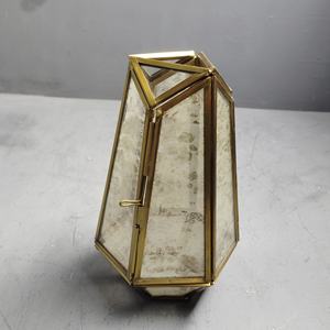 <b>Candle</b> Votive decorative <b>candle</b> <b>holder</b> made with <b>brass</b> and glass - Product Image 3