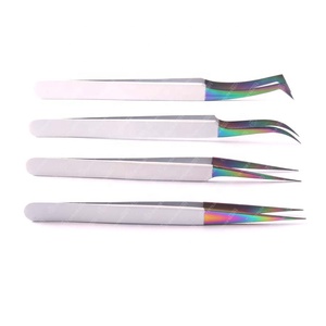 แหนบต่อขนตา Vetus สแตนเลสแบบญี่ปุ่นใช้ฉลากส่วนตัวแหนบปลายแหลมแบบคลาสสิก - Product Image 3