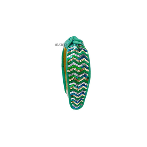 Bandeaux de fête de qualité supérieure pour la Saint-Patrick, avec nœud supérieur, brodés de strass et de perles, thème de fête pour les équipes de filles - Product Image 2
