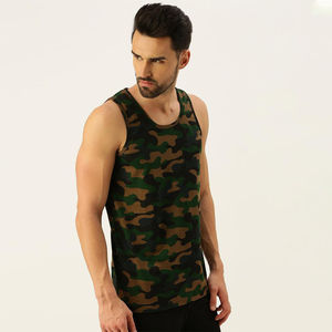 Camiseta sin Mangas Extra Grande con Logotipo Personalizado, Camisetas sin Mangas de Algodón 100% para Hombre, Chaleco Básico - Product Image 3