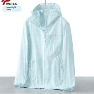 Custom Logo Soft Shell <b>Lightweight</b> <b>Hoodie</b> UPF 50+ Compression <b>hoodie</b> - Product Image 1