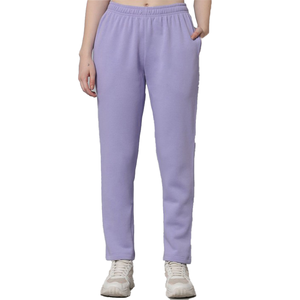 Custom Logos On Premium Cotton Tracksuit Set <b>Purple</b> Sweatsuit <b>Hoodie</b> Jogger Women's Active Bottoms Wholesale - Product Image 5