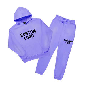 Conjunto Deportivo de Dos Piezas para Hombre, de Alta Calidad, para Invierno, con Bordado Personalizado, Tejido Grueso y Transpirable de Algodón y Poliéster - Product Image 6