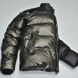 Men's High Quality Waterproof Soft Shell Outdoor Jacket Custom Design Quilted <b>Stand</b> Zipper Long Sleeves Plus Size-XL Winter - Product Image 5