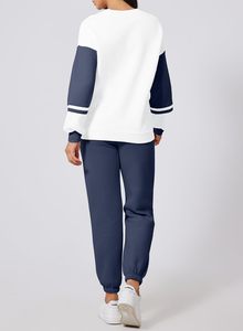 Running Joggers ensemble pour femmes tenues couleur unie 2 pièces ensemble femmes hiver à la mode 2025 femmes vêtements décontractés à manches longues culture - Product Image 6