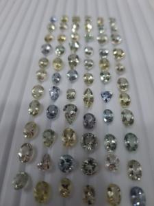 Piedra preciosa suelta de corte de Aguamarina genuina para la fabricación de joyas, piedra de corte multiaguamarina, joyería hecha a mano - Product Image 3