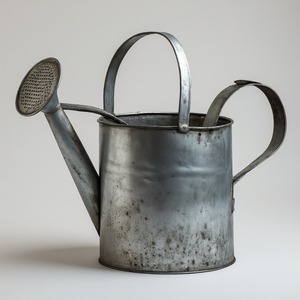 Arrosoir traditionnel en métal galvanisé écologique avec capacité personnalisable pour le jardinage utilitaire et la gestion de l'eau rurale - Product Image 6