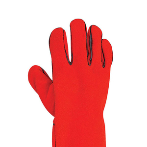 Guantes de soldadura de cuero de vaca multifuncionales de alta calidad, precios al por mayor, guantes de soldadura hechos a medida para la venta - Product Image 4