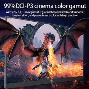 Màn hình chơi game di động EIMIO 18 inch, bán buôn OEM ODM, độ phân giải 2560*1600 (167PPI), màn hình phẳng IPS không viền, 144hz, độ phân giải 2.5k - Product Image 2