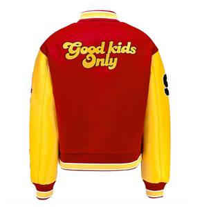 Chaqueta con estilo de Color para hombre, chaqueta de béisbol de estilo universitario, hecha en Pakistán - Product Image 2