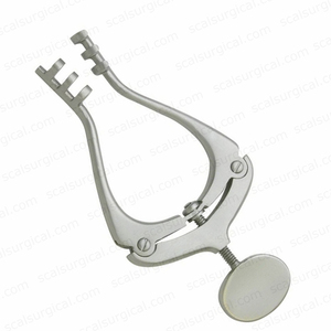 2024 nouveaux Instruments Jansen rétracteur à retenue automatique émoussé 100 mm en acier inoxydable en gros accepter OEM - Product Image 3