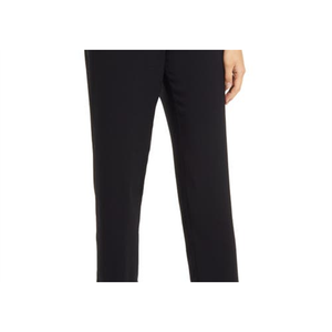 Pantaloni Palazzo Neri a Vita Alta per Donna, Taglia 4, Anti-Piega, Traspiranti, in Tessuto Misto, Stile Rilassato, Modello Crop Pencil - Product Image 3