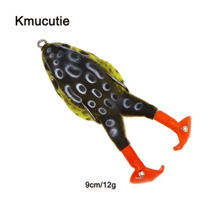 เหยื่อปลอมตกปลาปลอมรูปปลาดุก9ซม. 12กรัมตะขอคู่ทำจากซิลิโคนนิ่ม - Product Image 2