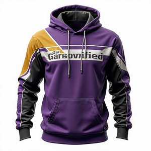 Sudadera con Capucha de Forro Polar Extra Grande para Hombre, Personalizable, Transpirable, Ecológica, Mezcla de Poliéster/Algodón, Duradera e Informal - Product Image 2