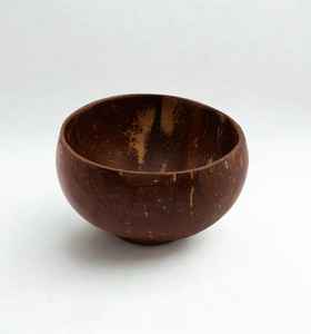 ชามแป้งไม้มะม่วงสีน้ำตาลเข้มแบบโบราณช้อนตักข้าวแบบแบนทำจากมะพร้าวใช้จากผู้ส่งออกอินเดีย - Product Image 4