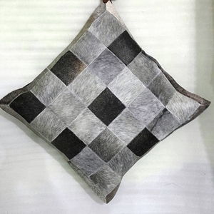 Fundas de cojines de cuero de diseño personalizado, buena calidad, felpa suave, decoración del hogar con estampado de animales, Algodón hecho a mano - Product Image 4