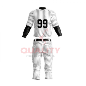 Ensemble d'uniformes de baseball sublimés à impression personnalisée comprenant un maillot et un pantalon en polyester léger respirant Vente parfaite - Product Image 1