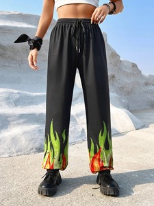 Plus Size High Quality Fashionable Stylish Winter Trousers Casual Cotton <b>Fleece</b> Joggers <b>Pants</b> for <b>Women</b> - Product Image 4