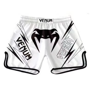 Comprar último diseño personalizado al por mayor de pantalones cortos de boxeo de alta calidad de impresión profesional uniforme de boxeo Unisex OEM logotipo personalizado uniforme - Product Image 3