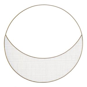 Guirlande de feuilles d'olivier en or Guirlande décorative élégante pour mur porte d'entrée ou décoration saisonnière Couronne en métal doré artisanale - Product Image 4