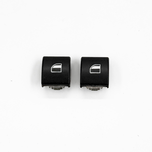 61316902175 Cubierta de Botón de Interruptor de Ventana, 2 Piezas, Negra, para BMW Serie 3 E46 E90 X5 E53 X3 E83 - Product Image 1