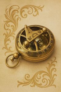 Brújula Náutica Antigua de Metal con Acabado de Latón, Instrumento de Navegación Marítima Vintage, Regalo Decorativo para Marineros y Viajeros - Product Image 2